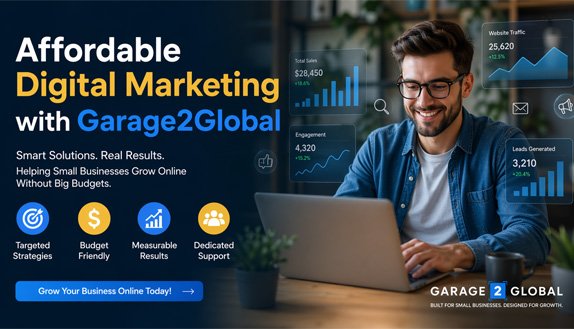 Affordable Digital Marketing with Garage2Global