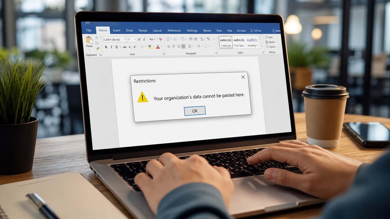 Your Organization's Data Cannot Be Pasted Here.
