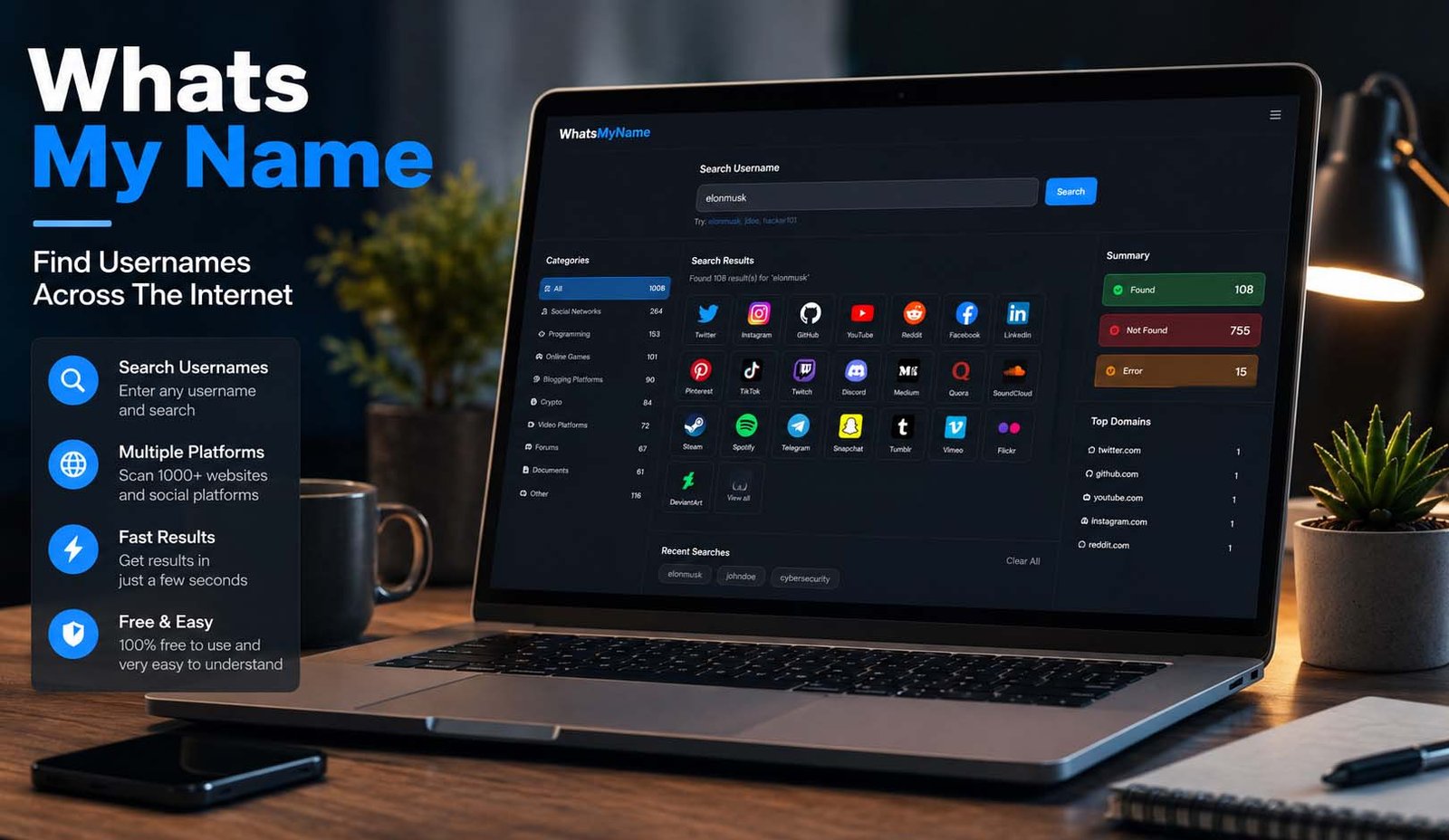 WhatsMyName App