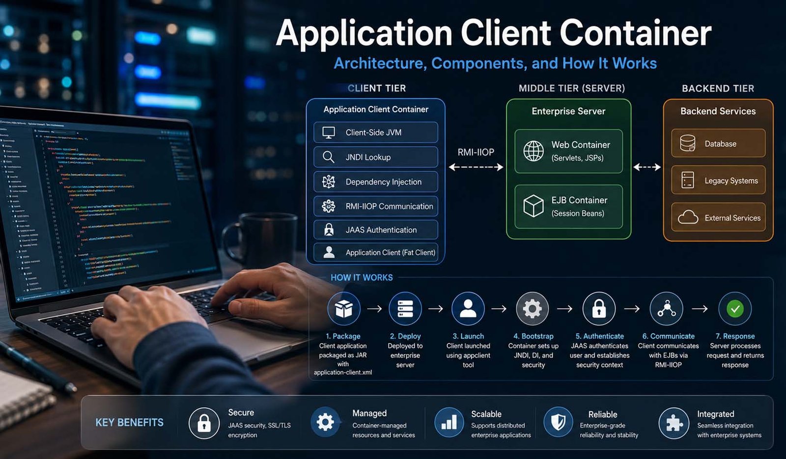 application client container