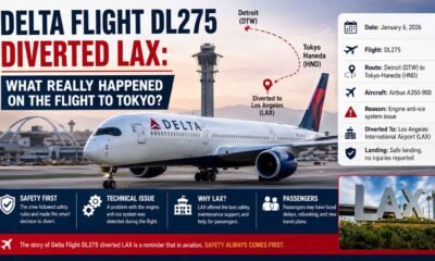delta flight dl275 diverted lax