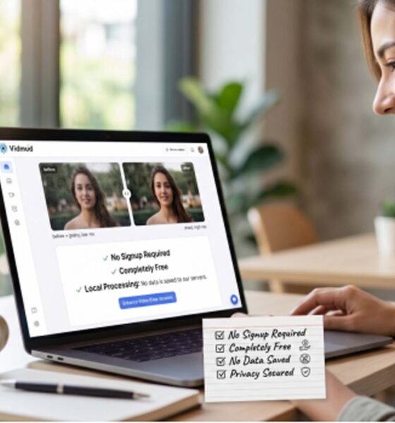 Vidmud AI Photo Editor Online Review: Smart Photo Enhancements Without Sign-Up