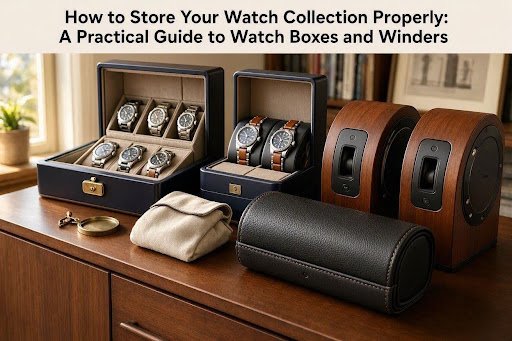 How to Store Your Watch Collection Properly: A Practical Guide to Watch Boxes and Winders
