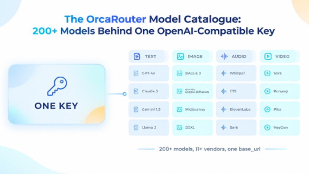 The OrcaRouter Model Catalogue: 200+ Models Behind One OpenAI-Compatible Key
